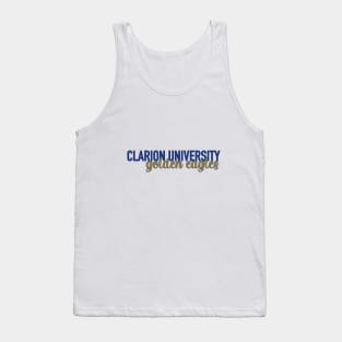 clarionu full lettering Tank Top